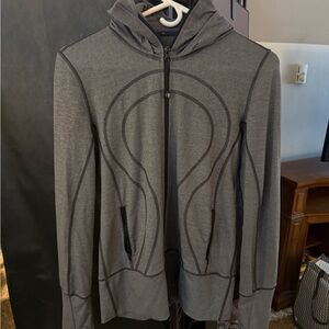 Lululemon Vintage Gray Zip-Up Hoodie